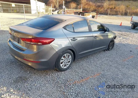2018 Hyundai Elantra Se from USA, damaged, VIN 5NPD74LF5JH261293